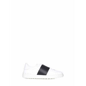 Valentino Garavani Men White Calfskin Open Sneakers